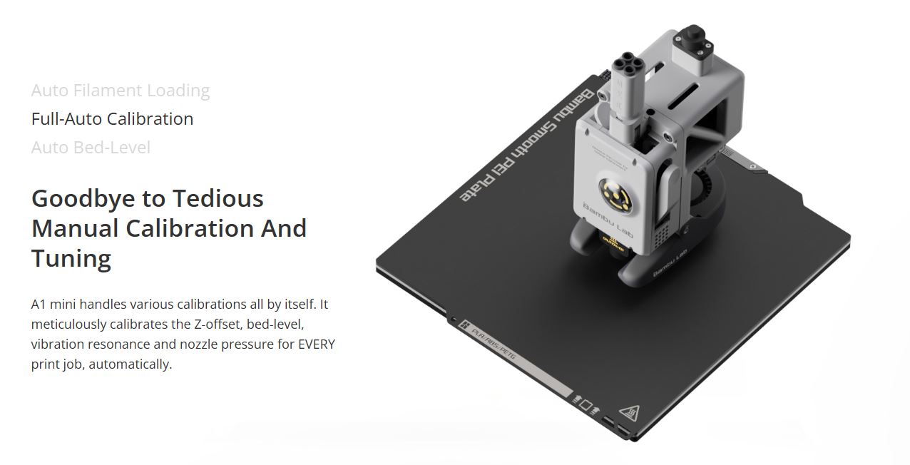 Bambu Lab A1 Mini 3D Printer, product highlight 1