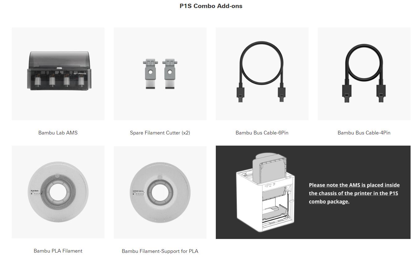 Bambu Lab P1S Combo with AMS, product highlight 7