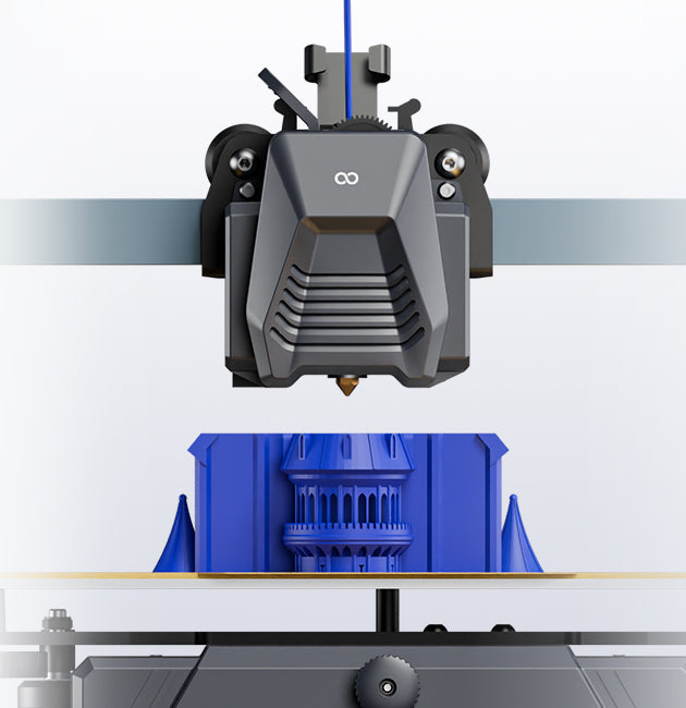PLA Plus filament printing a detailed model