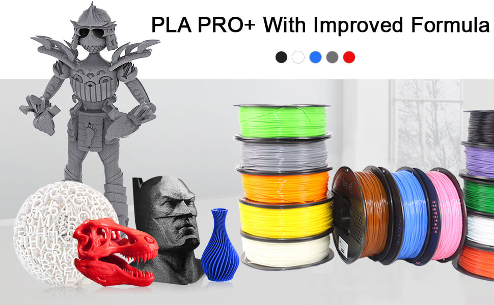 WOL3D PLA PRO+ filament range